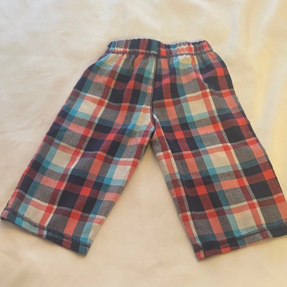 Carter's Red and Blue Plaid Shorts